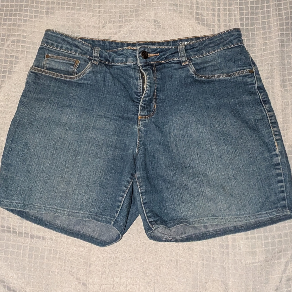Croft & Barrow Blue Jean Shorts Casual Summer Essential
